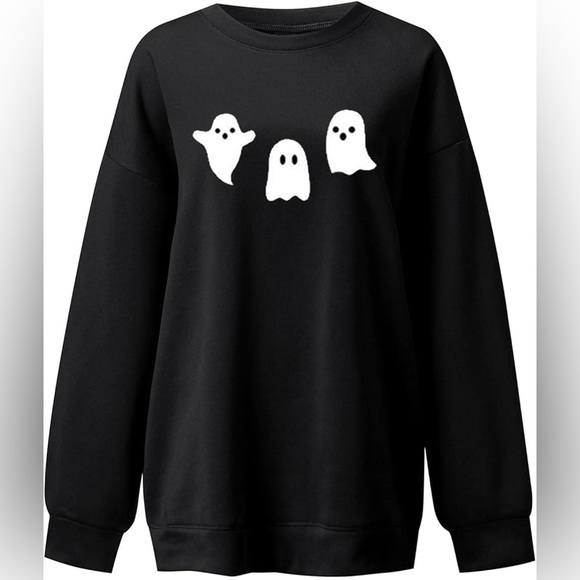 Amazon Tops - Amazon Halloween ghost sweatshirt